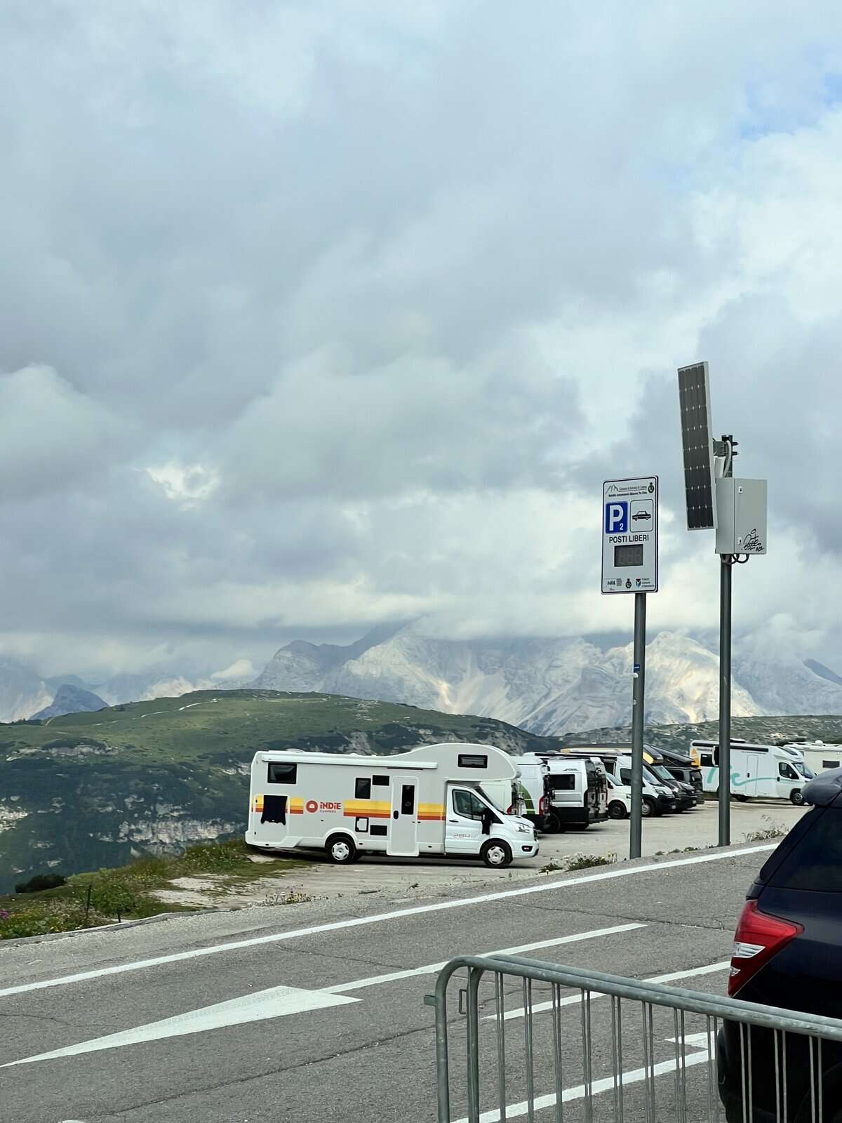 casello parcheggio 3 cime di lavaredo